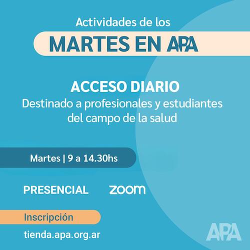 Actividades de los martes en APA