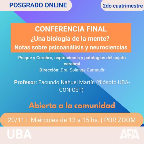 Conferencia final