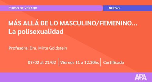 MÁS ALLÁ DE LO MASCULINO/FEMENINO… La polisexualidad